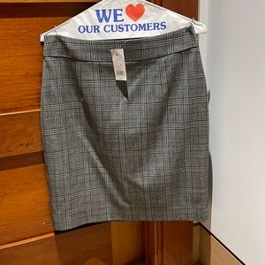 Banana Republic Plaid Wool Blend Skirt. Worn once.